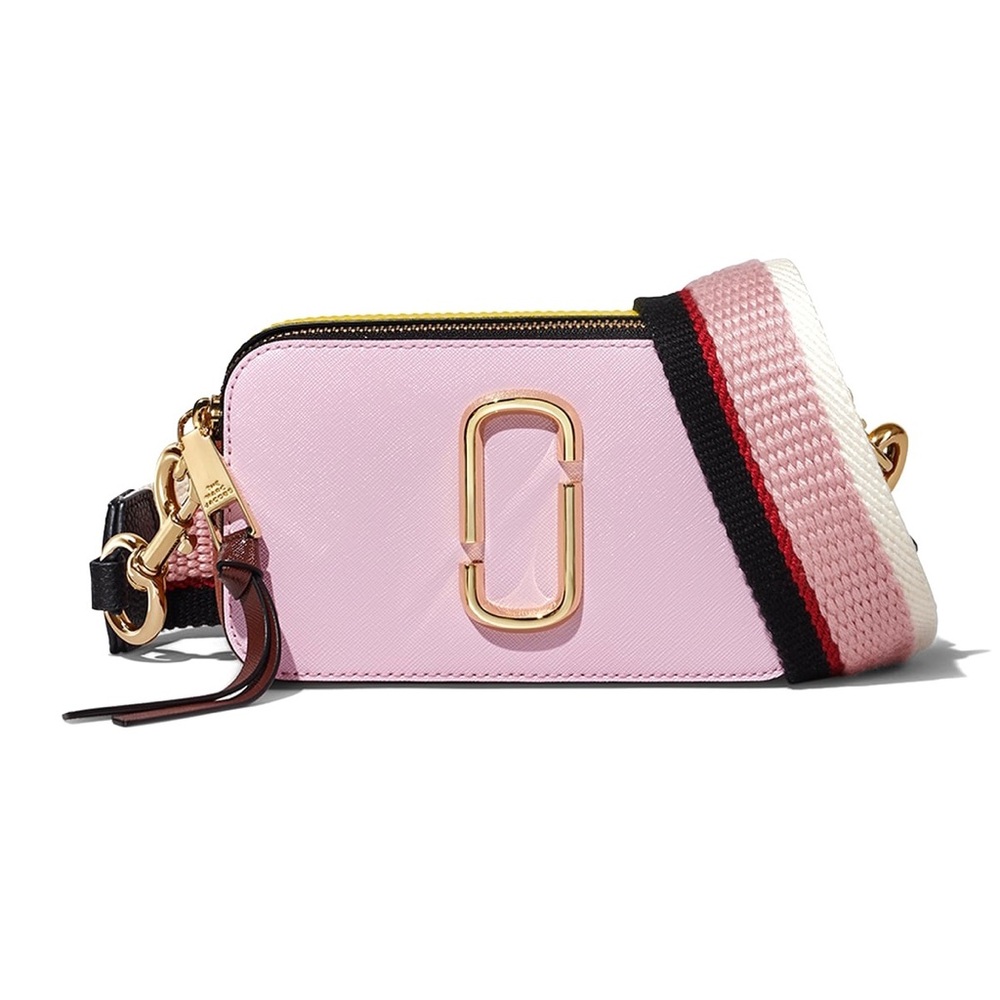 NEW Marc Jacobs Sweet Dreams Pink Snapshot Camera Crossbody Bag Purse Handbag